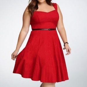 Torrid textured swing midi dress